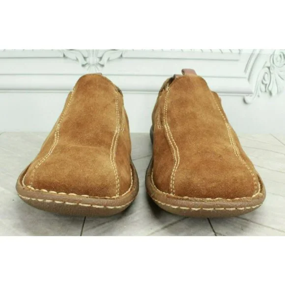 *Born Brown Suede Slip On Comfort Casual Loafer Shoes Size 10.5 Inches - Picture 4 of 9